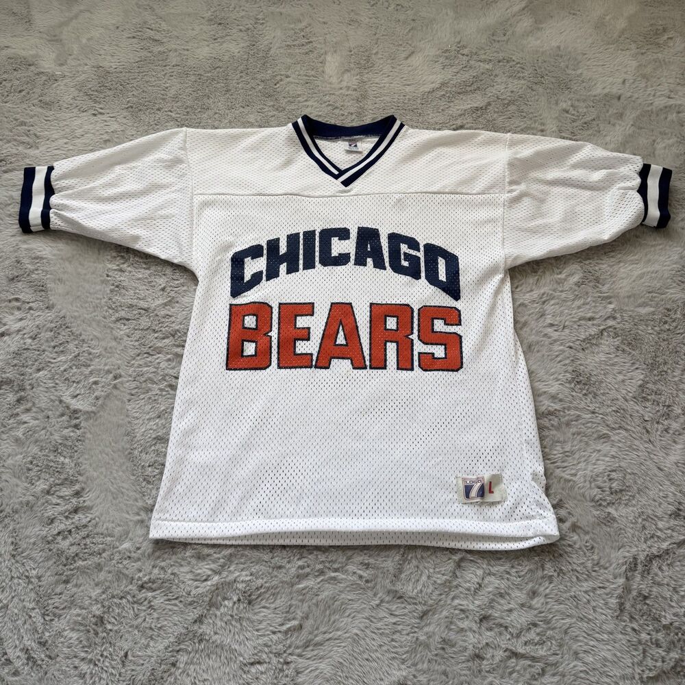 VINTAGE CHICAGO BEARS NFL FOOTBALL JERSEY LOGO 7 USA LARGE